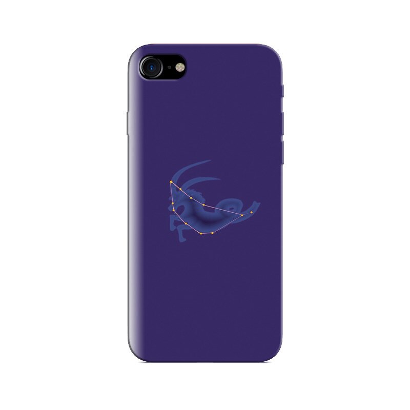 Husa Iphone 7 Capricorn Zodiac With Light Blue Background Hqs