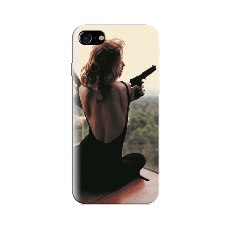 Husa Iphone 5s Dangerous Girl With Gun High Resolutions
