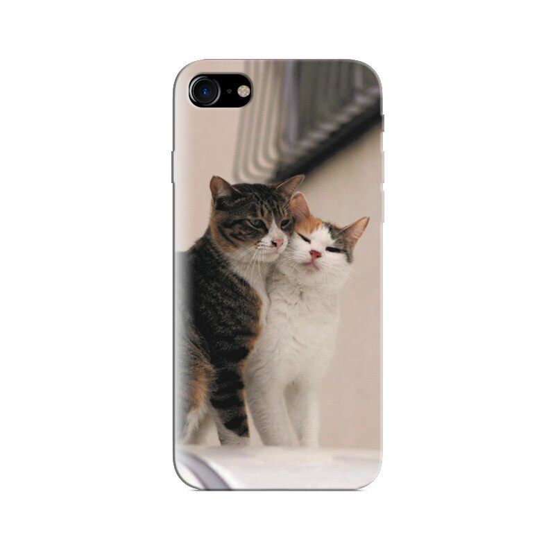 Husa Iphone 8 Cute Couple Cats Animal