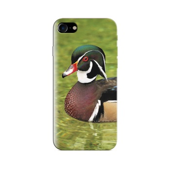 Husa Iphone 7 Colourful Duck On Green Water Husa Iphone 7 Colourful Duck On Green Water