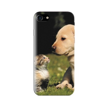 Husa Iphone 5s Cute Cat And Puppy Dog Animal S Husa Iphone 5s Cute Cat And Puppy Dog Animal S
