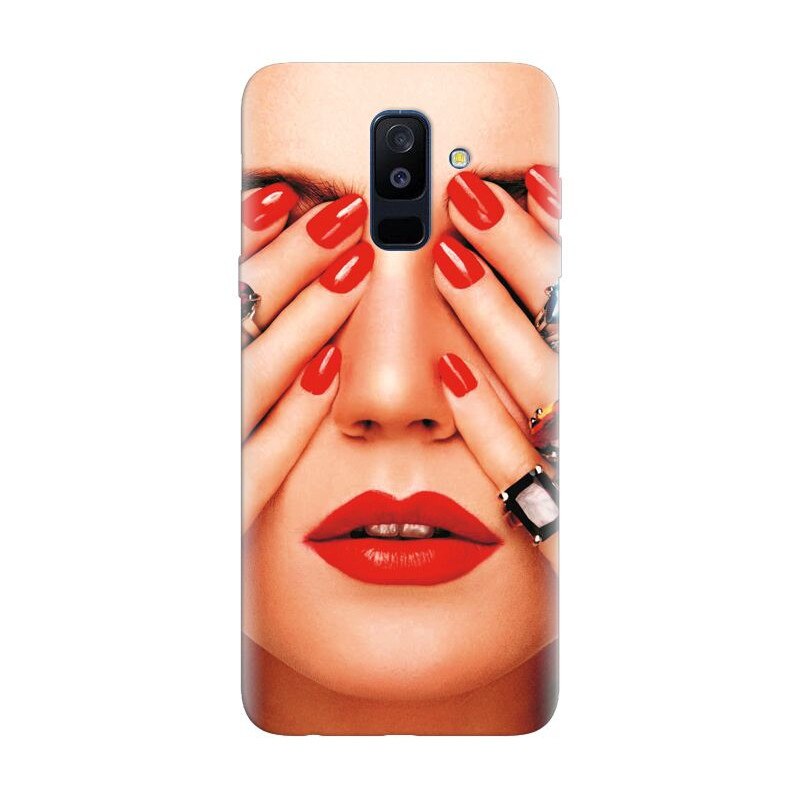 Husa silicon pentru Samsung Galaxy J8 2018, Rings On All Fingers