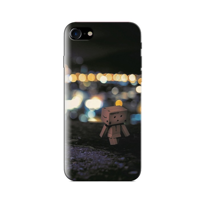 Husa Iphone 5s Danbo Walking At City Lights Hd