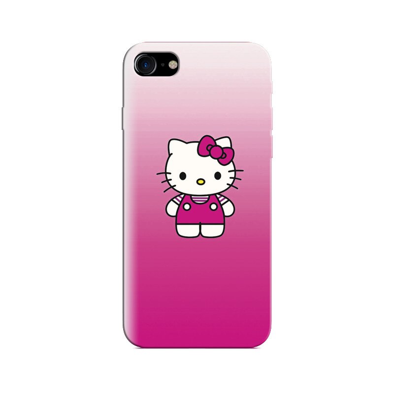 Husa Iphone 5s Cute Pink Catty Background