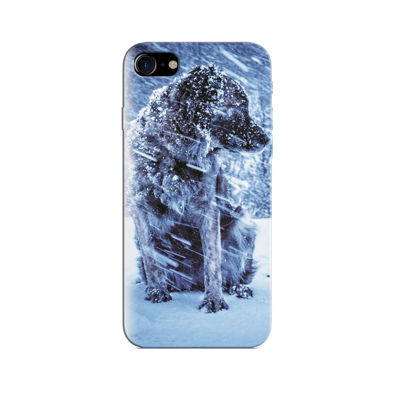 Husa Iphone 7 Dog In Snow Unique Animal