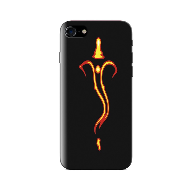 Husa Iphone 8 Ganesha Line Art With Black Background