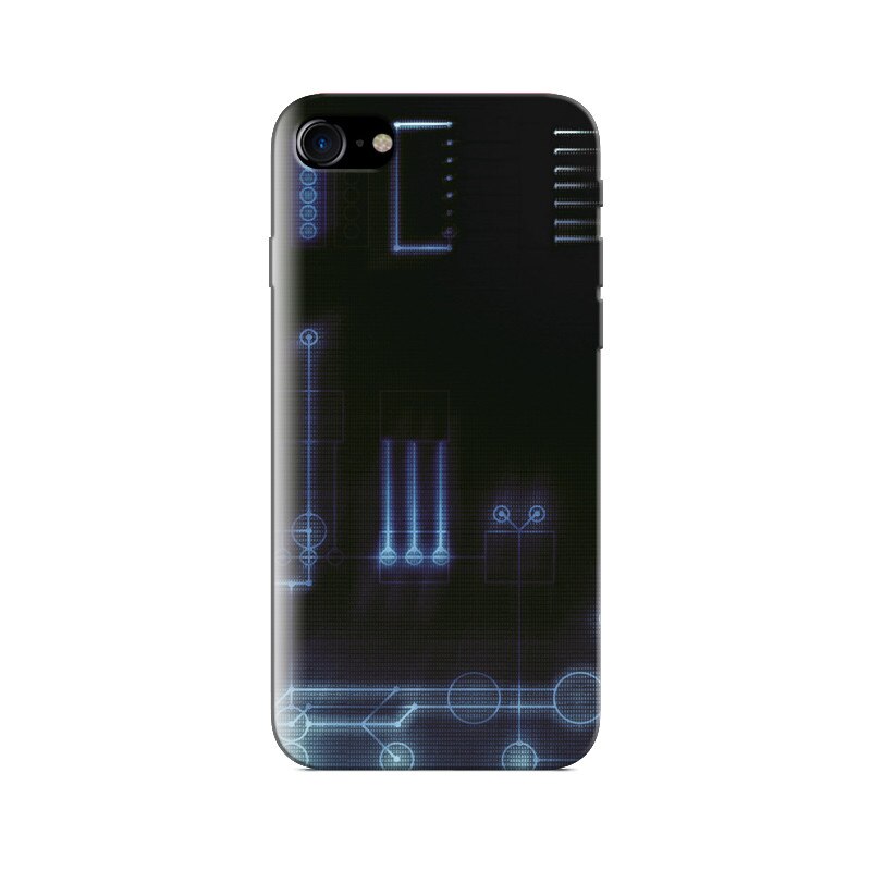 Husa Iphone 8 Digital Blue Light Resolution 640 X 1136