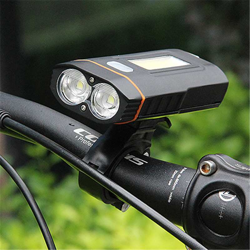 Smooth Viscous Fahrenheit Far profesional CARSONS pentru bicicleta / trotineta, reincarcabil USB, 2  led frontal + led lateral pt activitati outdoor, negru - eMAG.ro