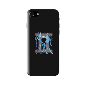 Husa Iphone 7 Gemini Zodiac With Black Background Husa Iphone 7 Gemini Zodiac With Black Background