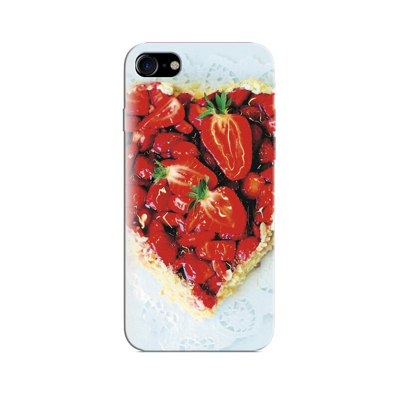 Husa Iphone 8 Heart Cake With Strawberries Hd Pics