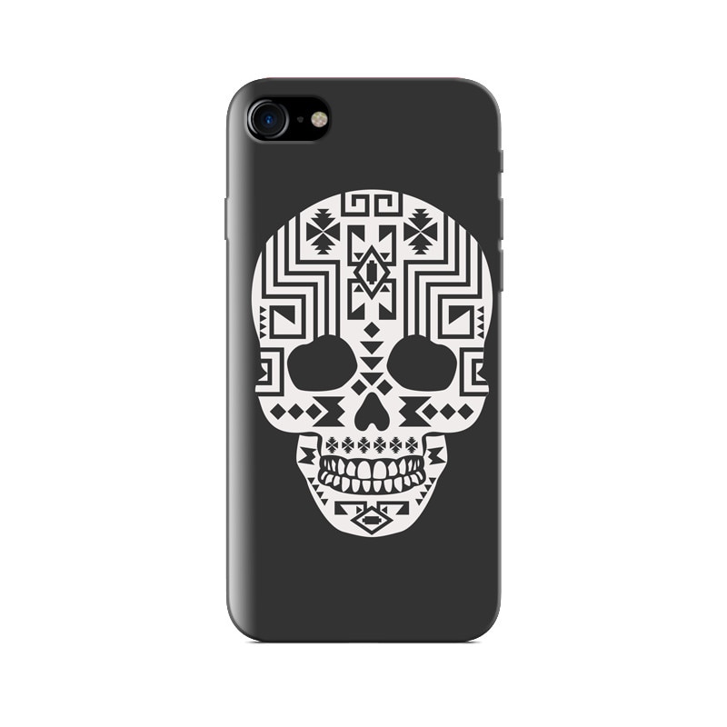 Husa Iphone 7 Grey Skull_1