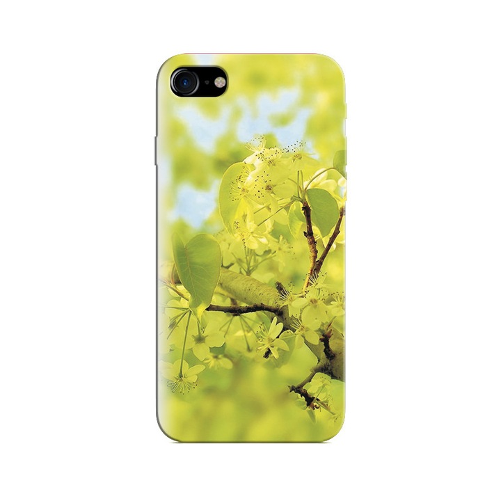 Husa Iphone 5s zöld virág levéllel Hd