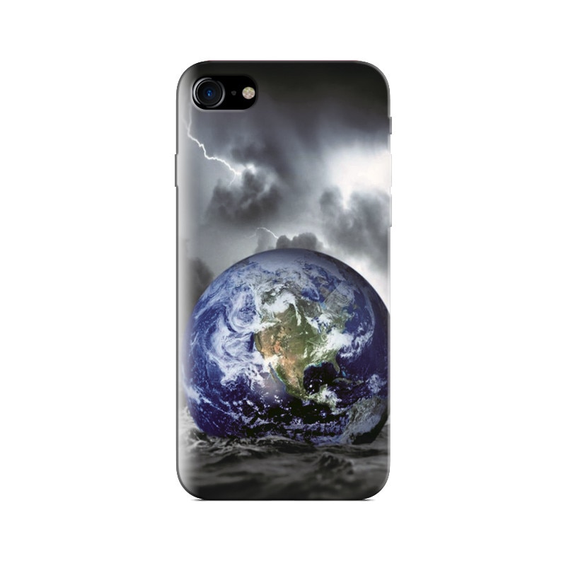 Husa Iphone 5s Global Earth Computer Art Design X