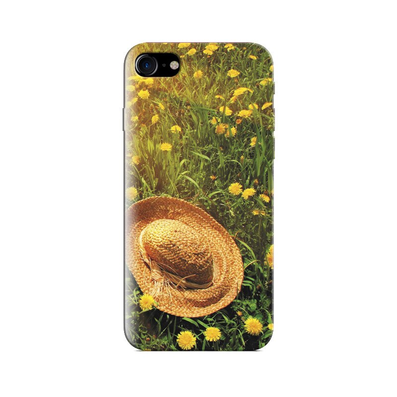 Husa Iphone 8 Hat On Green Grass And Yellow Dandelions