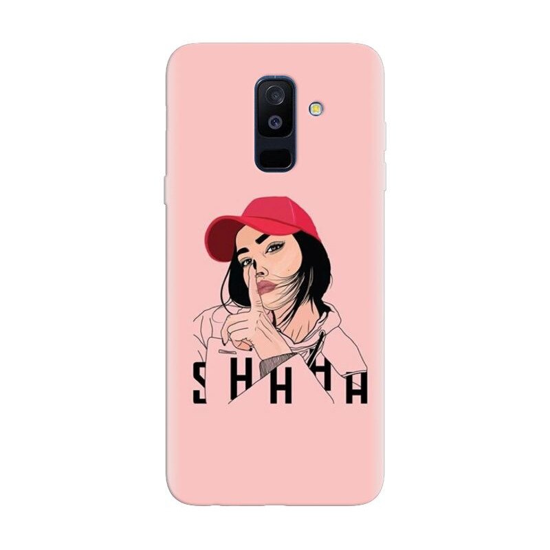 Husa silicon pentru Samsung Galaxy A6 Plus 2018, Shhh