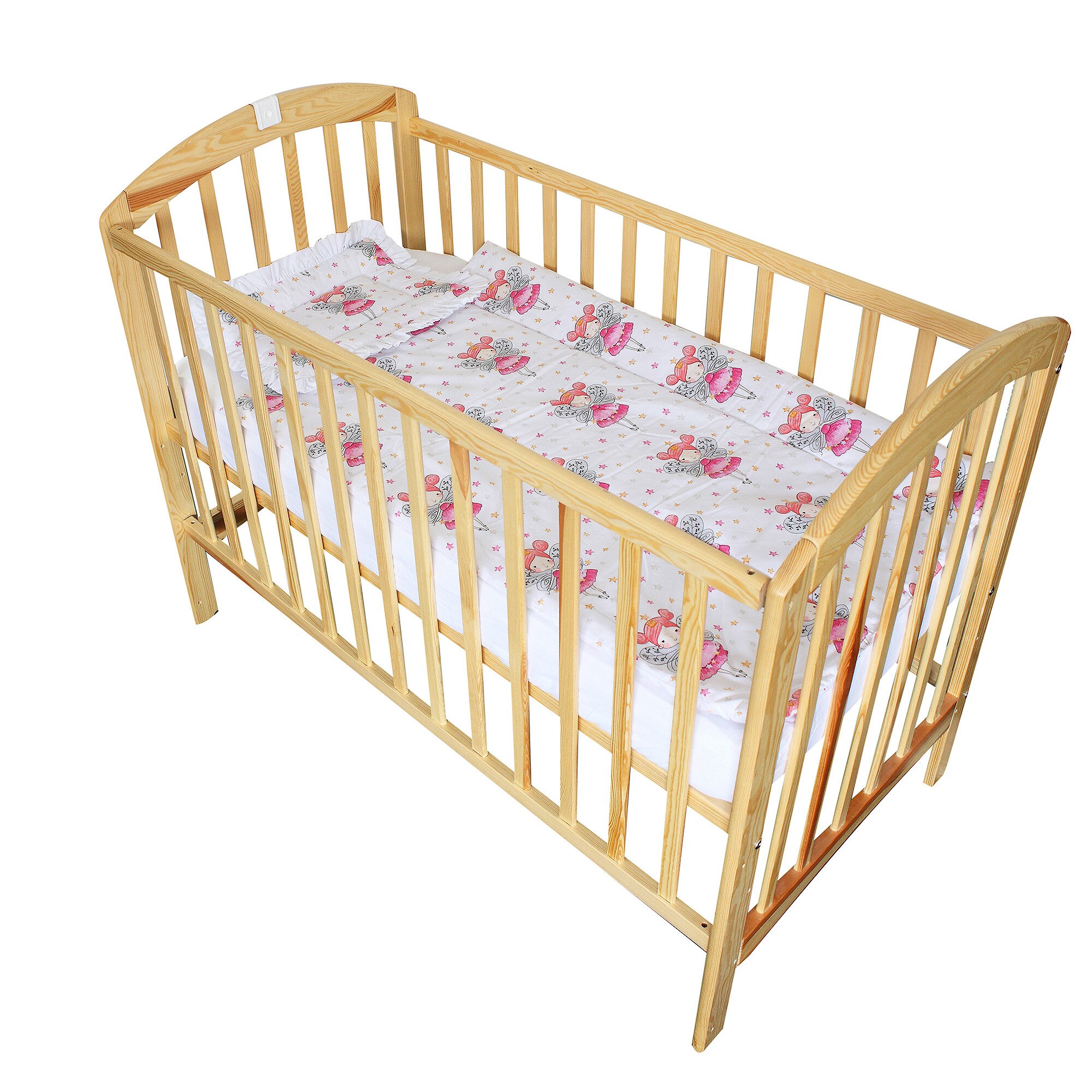 Lenjerie patut 3 piese, Printesa Fluturas, 120 x 60 cm