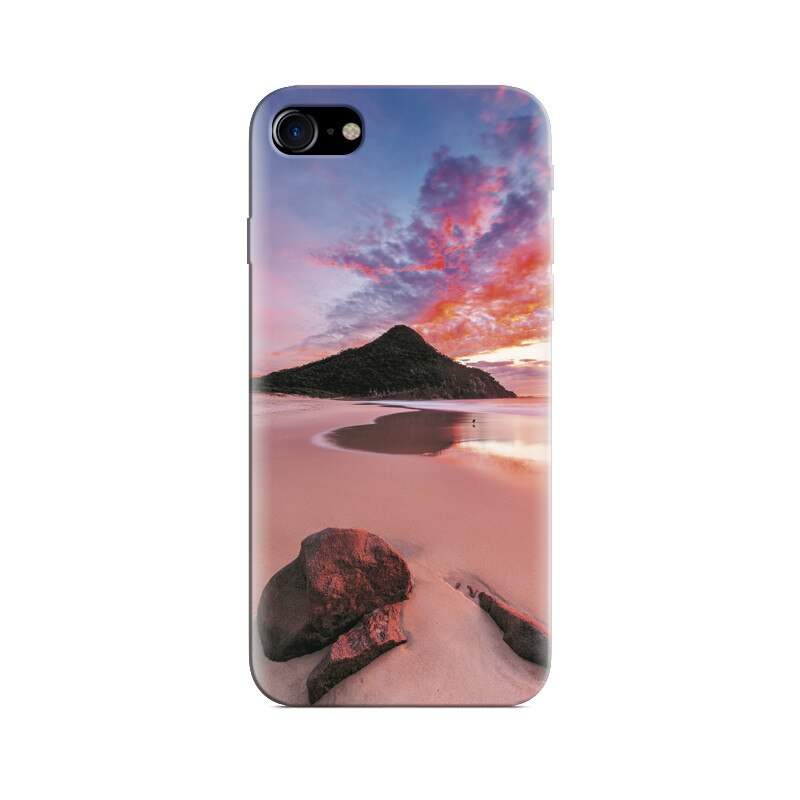 Husa Iphone 7 Nature Water Beach Rock Beautiful Sky 3c