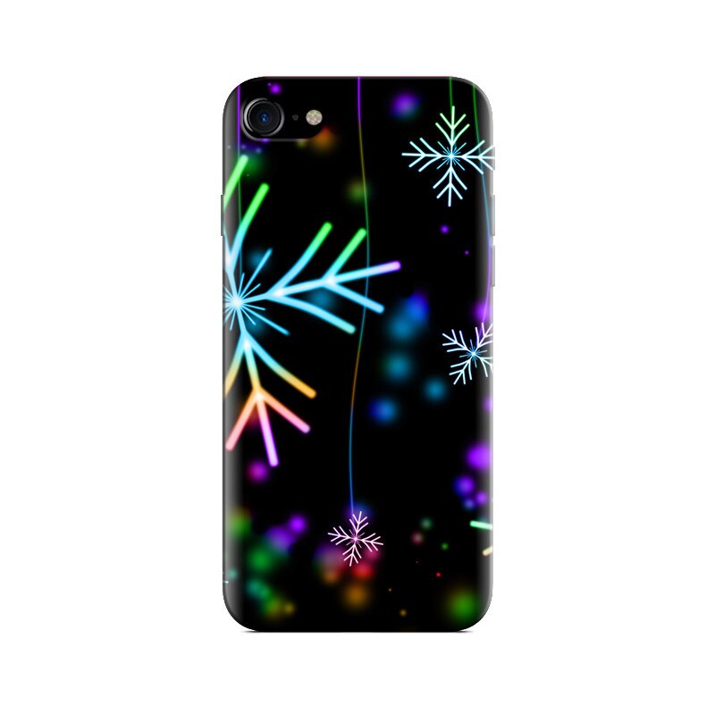 Husa Iphone 8 Neon Snowflakes