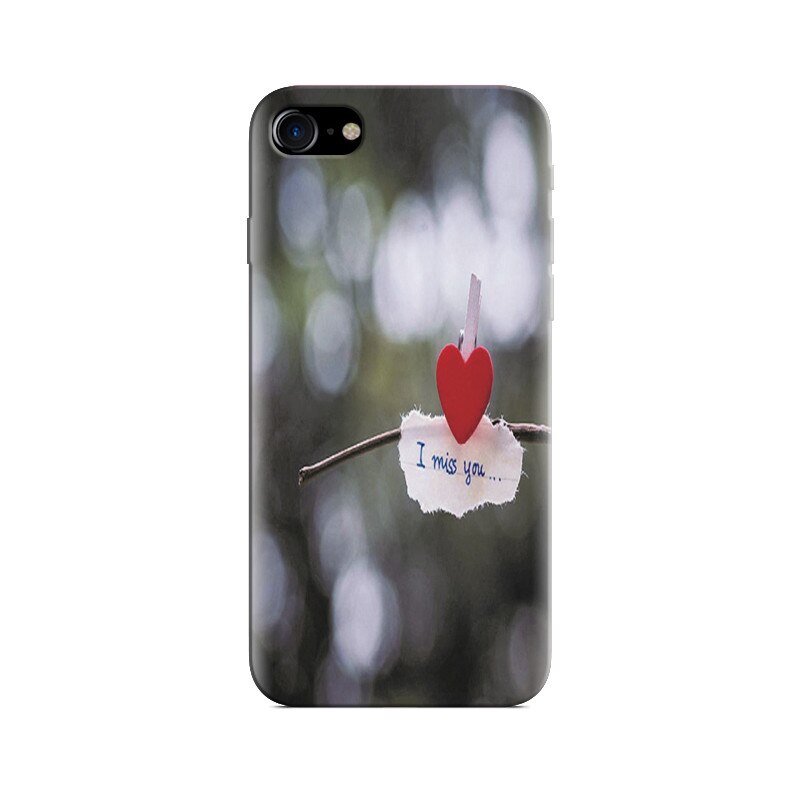 Husa Iphone 5s Lovely Heart With I Miss You Chips