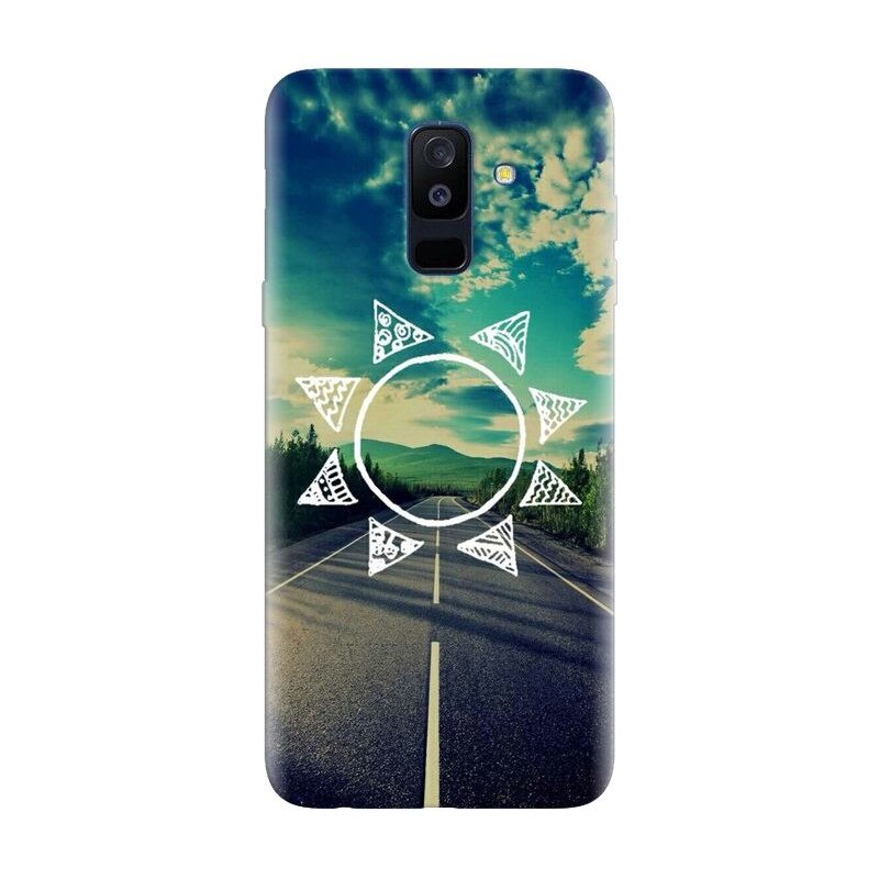 Husa silicon pentru Samsung Galaxy A6 Plus 2018, Sun On The Road