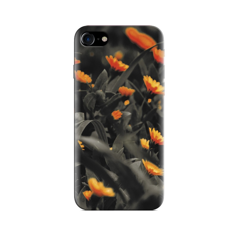 Husa Iphone 5s Orange Small Flower Black And White Images