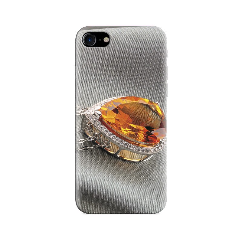 Husa Iphone 5s Orange Diamond Pendant Beautiful Photos