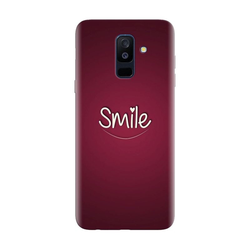 Husa silicon pentru Samsung Galaxy J8 Plus 2018, Smile Love