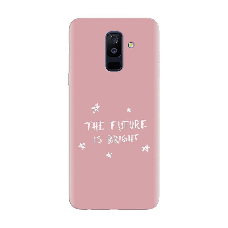 Husa silicon pentru Samsung Galaxy A6 Plus 2018, The Future Is Bright