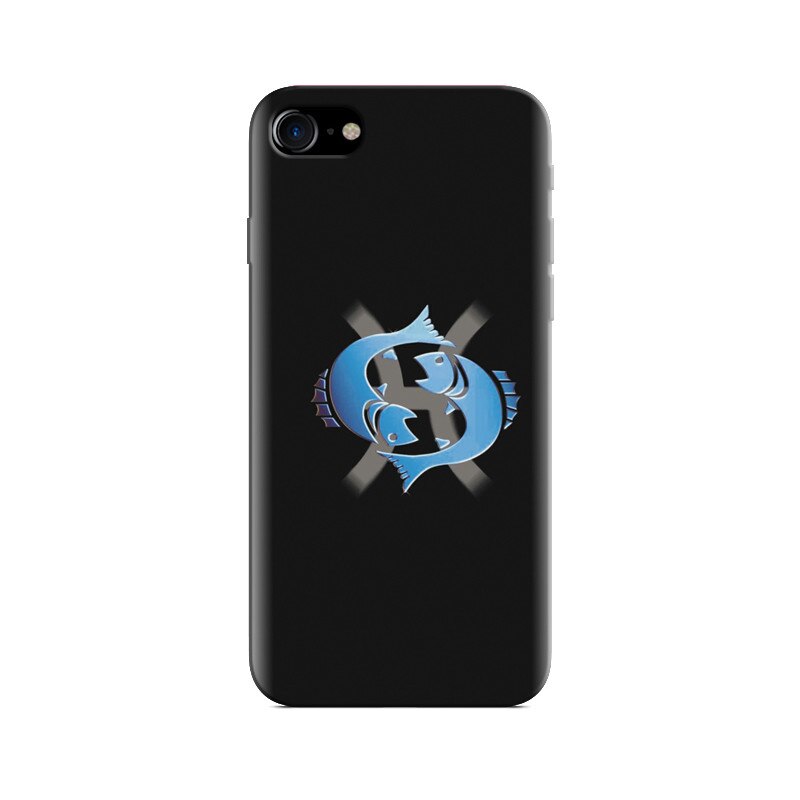 Husa Iphone 7 Pisces Zodiac With Black Background Hqs