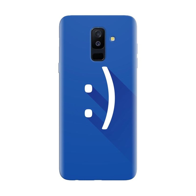 Husa silicon pentru Samsung Galaxy J8 2018, Smile