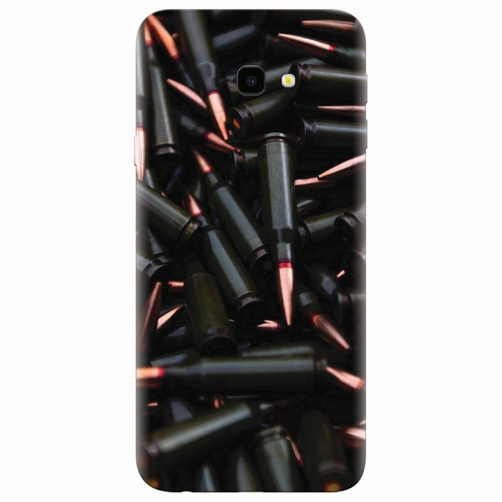 Husa silicon pentru Samsung Galaxy J4 Plus, Ammunition Bullets