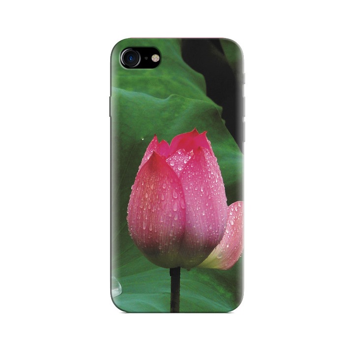 Iphone 5s Pink Lotus Flower tok vízcseppel