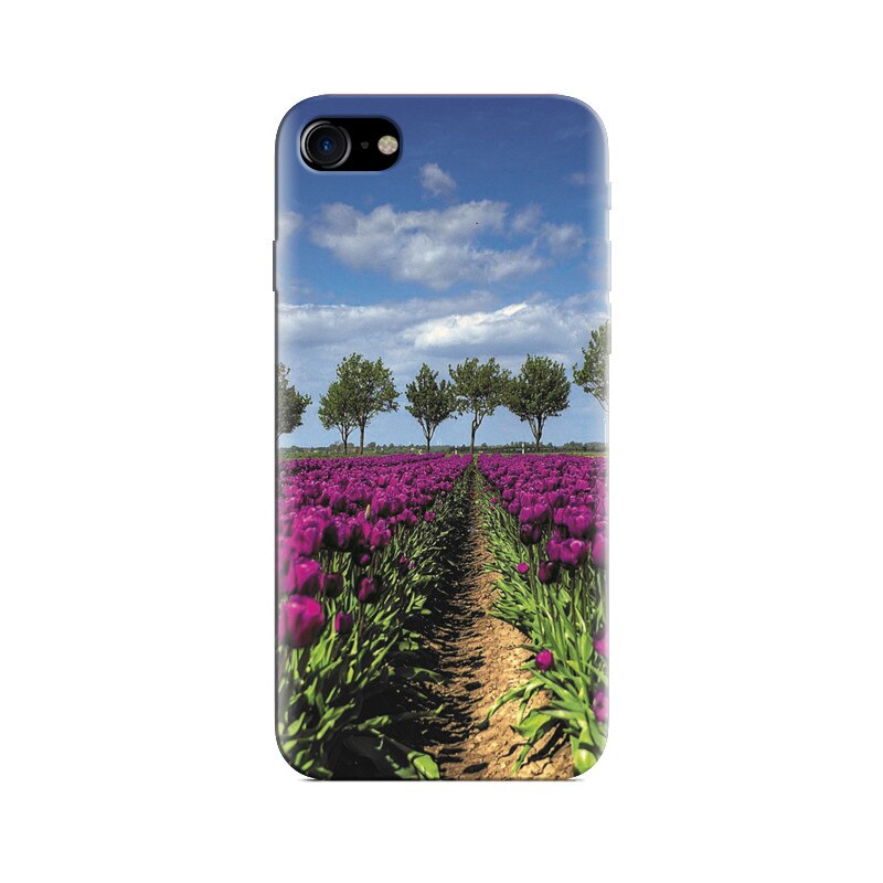 Husa Iphone 7 Purple Tulip Field In Holland