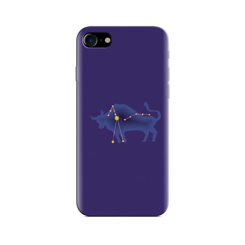 Husa Iphone 7 Taurus Zodiac With Light Blue Background Hqs