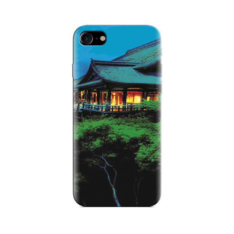 Husa Iphone 5s Temple Over Green Trees