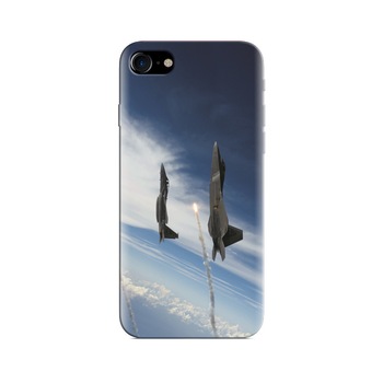 Husa Iphone 7 USA Military Plane Flying In Sky Background Husa Iphone 7 USA Military Plane Flying In Sky Background