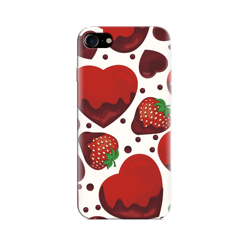 Husa Iphone 7 Strawberry And Hearts Photos