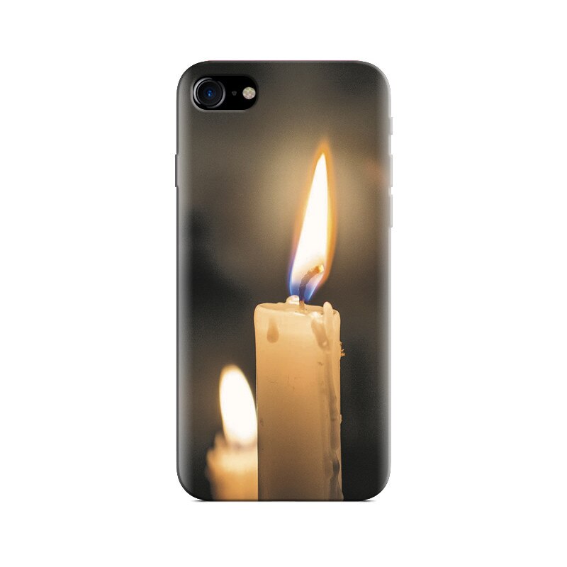 Husa Iphone 7 White Wax Candle Flames Resolution 750 X 1334