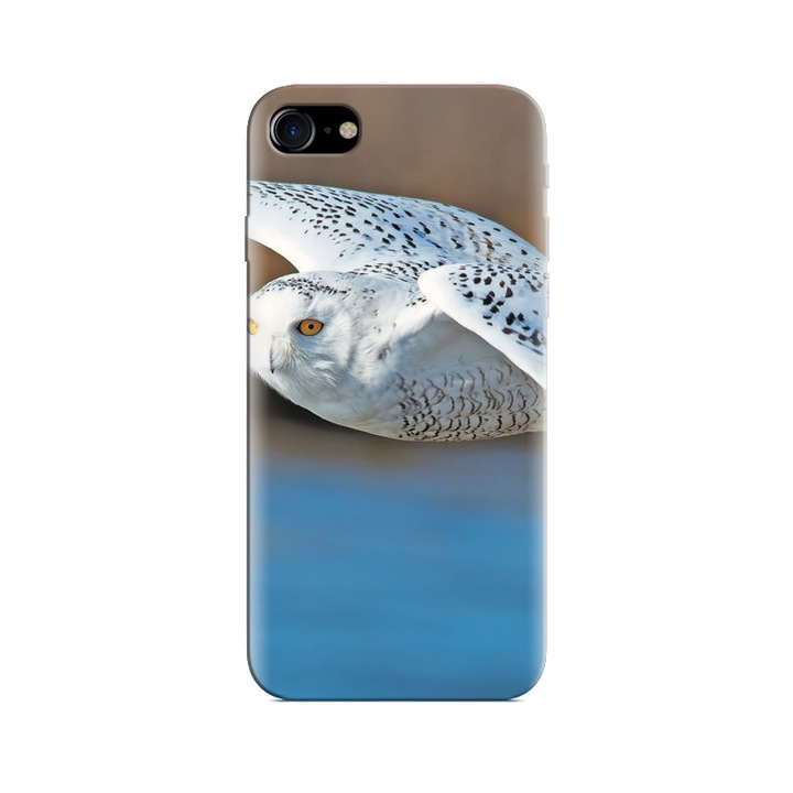 Husa Iphone 5s White Owl Bird Hd