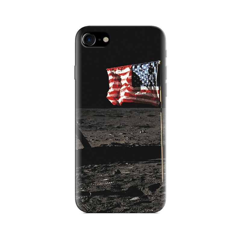 Husa Iphone 8 USA National Flag On Moon