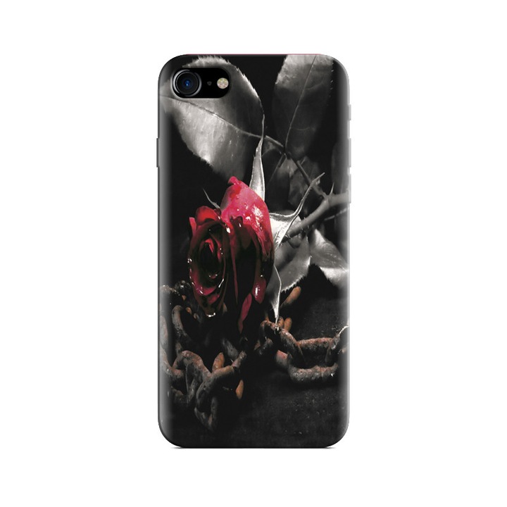 Iphone 5s Red Rose tok fekete-fehérben
