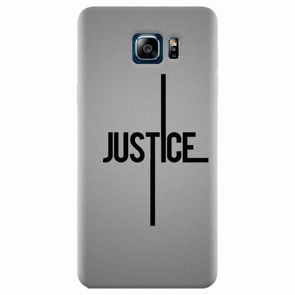 Husa silicon pentru Samsung Galaxy Note 5, Amir Justice Minimalistic Nubheebuccus Text