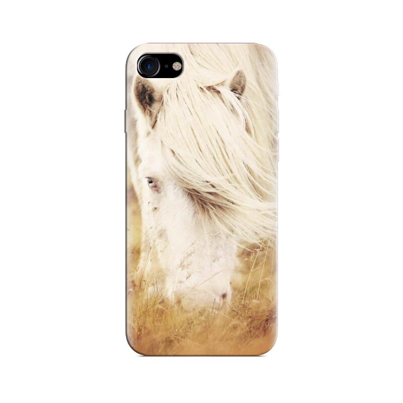 Husa Iphone 5s White Beautiful Long Hair Horse