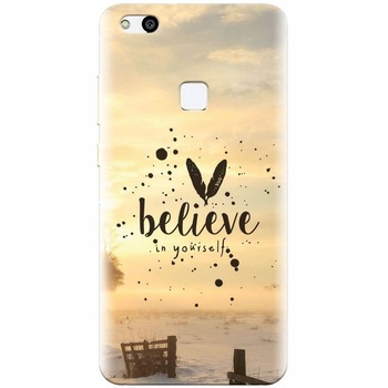 Husa silicon pentru Huawei P10 Lite, Believe In Yourself Husa silicon pentru Huawei P10 Lite, Believe In Yourself