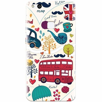 Husa silicon pentru Huawei P10 Lite, Welcome In London Husa silicon pentru Huawei P10 Lite, Welcome In London