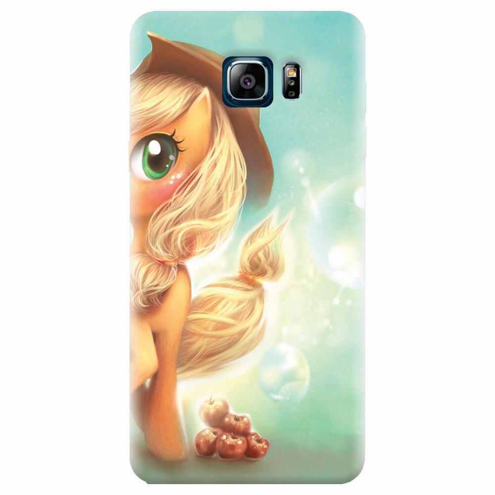 Husa silicon pentru Samsung Galaxy Note 5, Applejack Pony Cute K