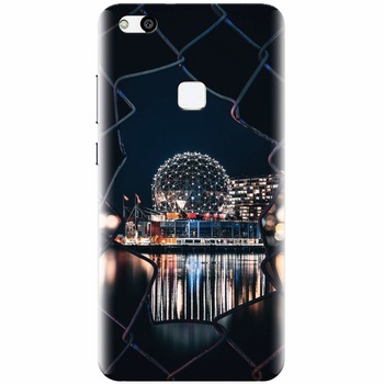 Husa silicon pentru Huawei P10 Lite, Abstract Architectural Design Husa silicon pentru Huawei P10 Lite, Abstract Architectural Design