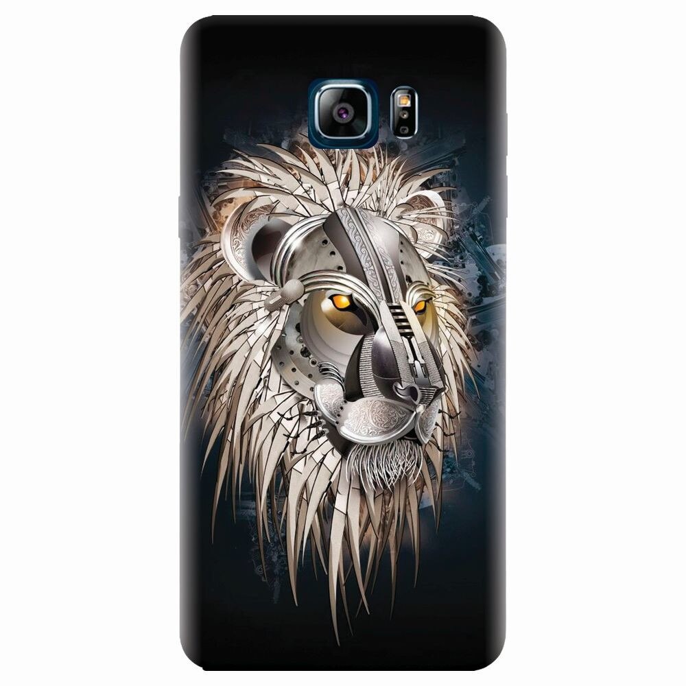 Husa silicon pentru Samsung Galaxy Note 5, Abstract Lion 001