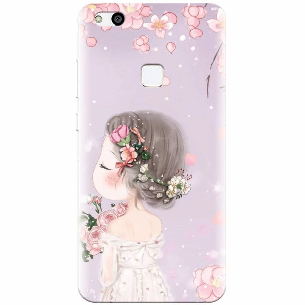Husa silicon pentru Huawei P10 Lite, Girl 001