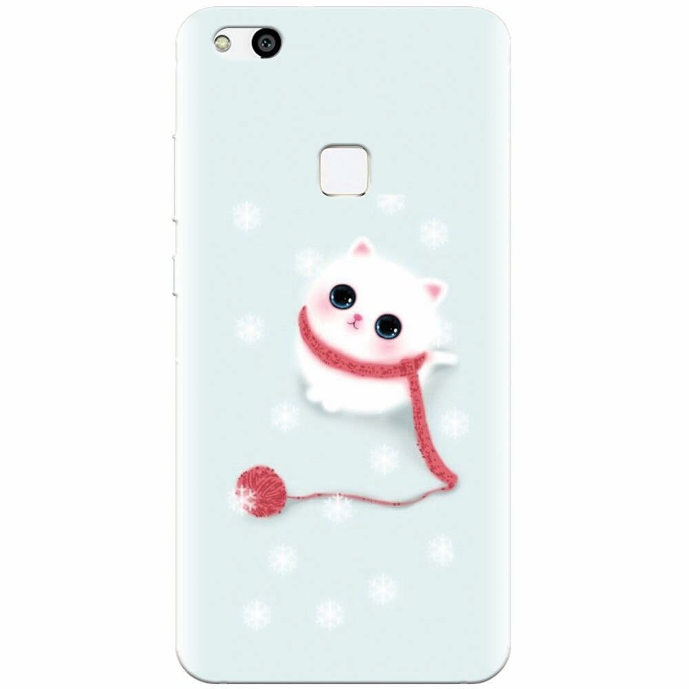 Husa silicon pentru Huawei P10 Lite, Cute Cat